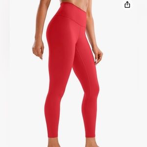 RED CRZ YOGA LEGGINGS